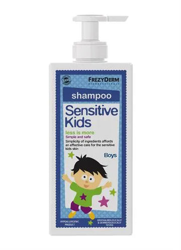 Frezyderm Sensitive Kids Shampoo Boys – Σαμπουάν για Ευαίσθητο Παιδικό Δέρμα για Αγόρια 250ml